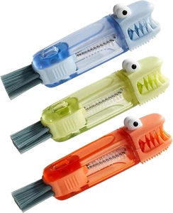 Multifunctional Bottle Cleaning Brush Set, Multifunction Silicone Cup Lid Gap - Picture 1 of 7