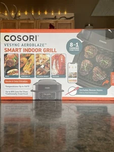 Cosori Smart Indoor Grill- 8 in 1 cooking functions - Picture 1 of 8