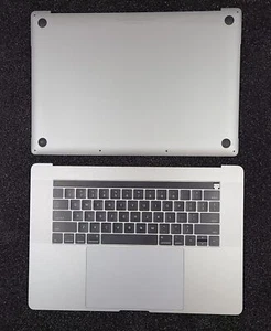 Grd B MacBook Pro 15” A1707 2017 Space Gray Top Case Keyboard Touchpad Bottom... - Picture 1 of 7