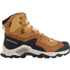 Salomon Quest Element GTX GORETEX H20PROOF Cumin Sand Tan 10.5 Trail Hiking Boot
