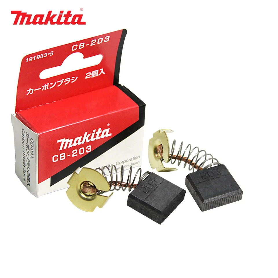 1 Pair Makita Cb203 Replacement Carbon Brushes 191953-5 Motors Tool 1e