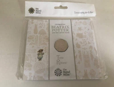 2017 TOM KITTEN 50P FIFTY PENCE COIN BRILLIANT UNCIRCULATED BU PACK - Image 1 of 4