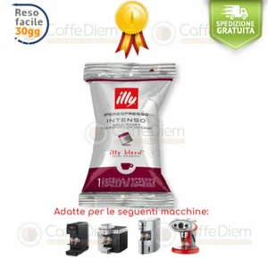 100 Capsule Cialde Caffè illy Iperespresso Tostato Intenso Nero 100% Originale - Foto 1 di 2