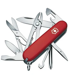 Victorinox Deluxe Tinker Swiss Army Knife - Red - Picture 1 of 1