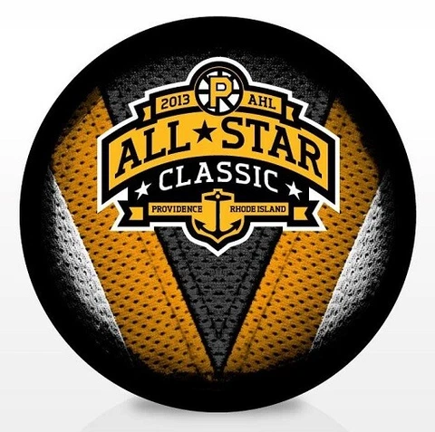 2013 PROVIDENCE BRUINS AHL ALL STAR CLASSIC Stitch/ Jersey Souvenir PUCK - #CL Cover