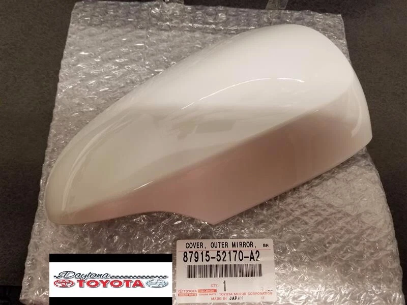 CUBIERTA ESPEJO RETROVISOR PASAJERO TOYOTA PRIUS "C" 87915-52170-A2 2012-2018 BLANCO LIMA Foto 1 de 1