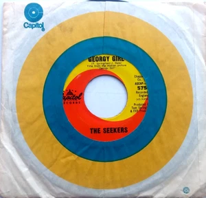 THE SEEKERS - Georgy Girl / When The Stars Begin To Fall - Vinyl 45rpm 1966 - Picture 1 of 4