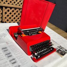 Olivetti Valentine Typewriter Red