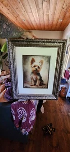 Large Ornate Silver Picture Frame - Picture 1 of 6