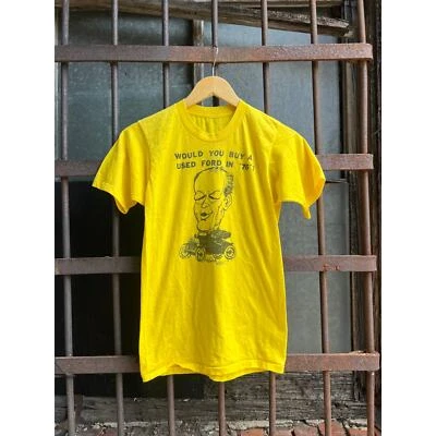 70s Vintage Would You Buy A Ford Rare Single Stitch Tee Mens Small - Image 1 of 4
