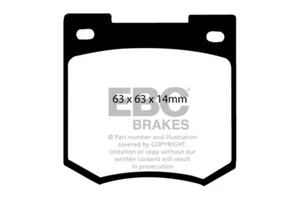 Pastiglie freno anteriori EBC Greenstuff per Morris Marina 1.8 (72>78) - Foto 1 di 1