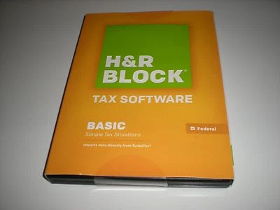 H&R Block 2014 Basic Federal only. Imports Turbotax. Sealed retail box.  - Image 1 of 2