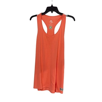 EMS 全新带标签女式 Techwick Vital Dri 系列背心 XL 橙色柔软运动健身房 — 第 1/4 张图片