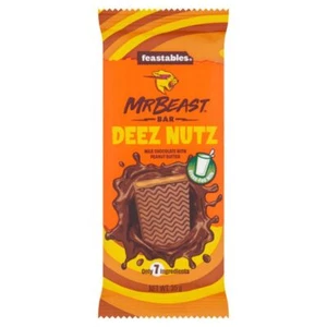 MrBeast Bar - Deez Nutz - Vollmilchschokolade mit Erdnussbutter - Bild 1 von 1