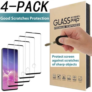 Clear Tempered Glass Screen Protector For Samsung Galaxy S10E/S10 Plus/S10 5G - Picture 1 of 15