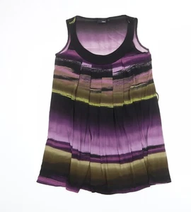 New Look WomensStriped Polyester Blend Mini Size 8 - Picture 1 of 10