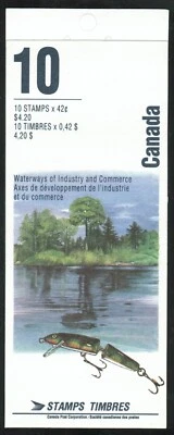 Canada sc#1412b Heritage River - 2, Booklet Bk145b, Mint-NH - Image 1 of 2
