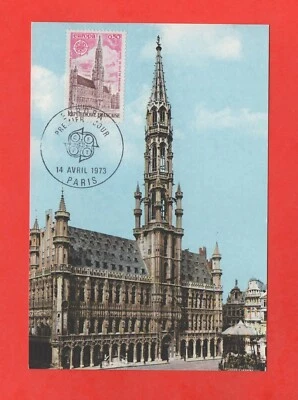 FDC 1973 - BRUXELLES - L'Hôtel de Ville  ---   (K385) - Photo 1/2