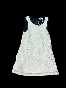 D&G DOLCE & GABBANA JUNIOR KIDS DRESS SLEEVELESS TANK TWEED COTTON KNIT ITALY 5 - Picture 1 of 14