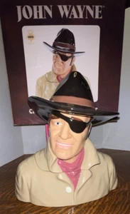 JOHN WAYNE COOKIE JAR~NEW OPENED BOX~VANDAR CLASSIC LIMITED 4800~TRUE GRIT#15042 - Picture 1 of 22