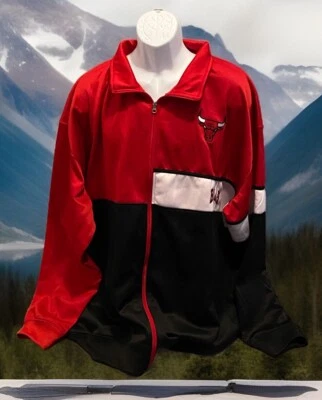 Chicago Bulls Fanatics Warm Up Jacket Size 4XLT NBA Basketball  - Image 1 of 4