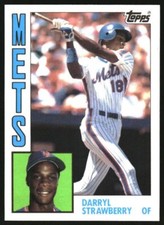 1984 Topps Tiffany #182 Darryl Strawberry RC Rookie