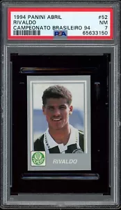 1994 RIVALDO PANINI ABRIL CAMPEONATO BRASILIERO 94 #52 (PSA 7) * ONLY 1 HIGHER * - Picture 1 of 2