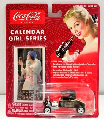 Johnny Lightning Coca Cola Calendar Girl Series # 1 20s Ford T Bucket. NIB - Image 1 of 4