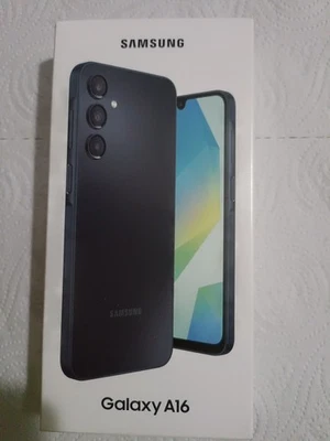 SAMSUNG GALAXY A16 4G 4+128GB 6.7" DUAL SIM BLACK ITALIA Cover+vetro+ Caricatore - Immagine 1 di 2