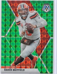 2020 Panini Mosaic - Baker Mayfield #52 Green Mosaic Prizm - Picture 1 of 2
