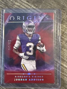 2024 Origins Jordan Addison Red /149 - Picture 1 of 2