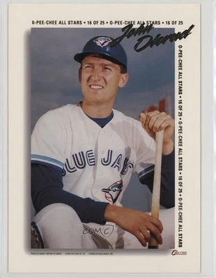 1994 O-Pee-Chee All-Stars Jumbo Gold Foil John Olerud #16 - Image 1 of 2