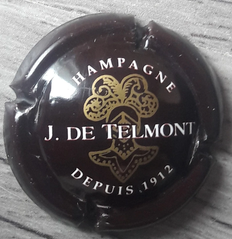 J. De Telmont : capsule de champagne n° 21.d (bon état) - Photo 1/1