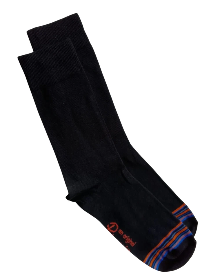 ORIGINAL PENGUIN | Mens Black Random Stripes Socks | One Size UK 7-11 EU 41-46 - Imagem 1 de 1