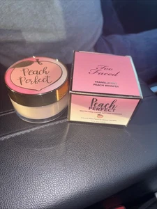 Too Faced Peach Perfect Mattifying Loose Setting Powder 1.23oz Translucent NEW! - Picture 1 of 2