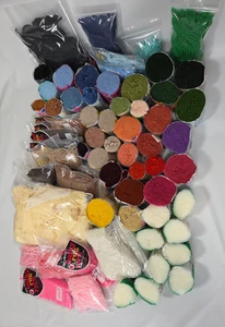 RIESIGES Set Riegel Haken Garn geschnitten neu & lose Bernat Caron Maxim Shillcraft rotes Herz - Bild 1 von 11