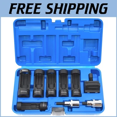 Versatile 9pc Strut Nut and Suspension Tool Kit for Efficient Repairs - Image 1 of 4