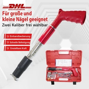 Mini Manuelle Nagel Hochdruck Nagelpistole 4 Gänge für Zementwand Heimwerker - Bild 1 von 23