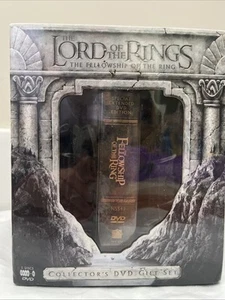 Lord of the Rings Fellowship of the Ring Collectors DVD Gift Set 5 Discs Sealed - Picture 1 of 6