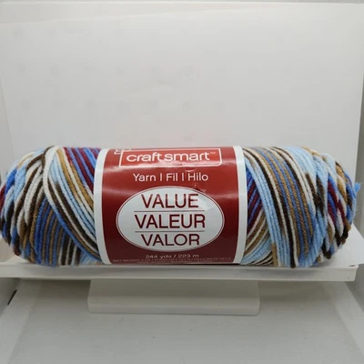 1 Skein Craft Smart in Tumbleweed #28 Acrylic Value Yarn 244yds 5oz - Image 1 of 4
