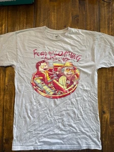 Rick and Morty Fear and Loathing Blips Chitz T-Shirt Medium - Erwachsene Schwimmen Cartoon - Bild 1 von 5