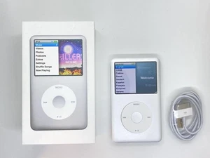 Apple iPod Classic 6th Generation 160GB Silver Media Player New Battery Panel - Picture 1 of 2