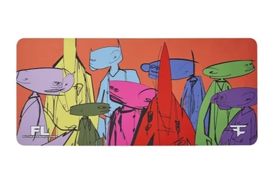 FaZe Clan x Futura Labratories "Characterization" 35" x 15.5" (2XL) Mouse Pad - Image 1 of 2