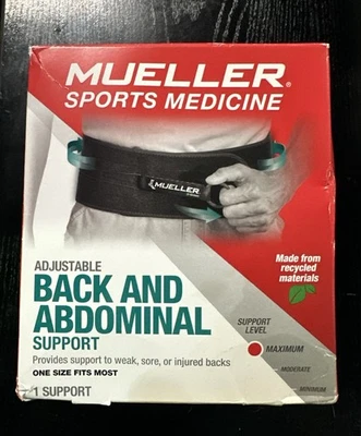 Mueller   Adjustable Back & Abdominal Support. Relieves Pain And Helps You Go On - Image 1 of 2