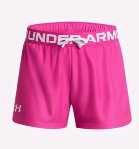 Girls' HeatGear Under Armour Play up Shorts; XLarge; Hot Pink; NWT - Picture 1 of 2