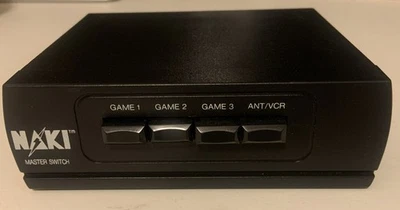 NAKI 90s Retro Gamers Edge Master Switch AV Switcher NES SNES SEGA - Untested - Image 1 of 2