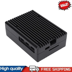 Raspberry Pi 5 Case Metal Pi 5 Case Easy To Install Black Fit for Raspberry Pi 5 - Afbeelding 1 van 12