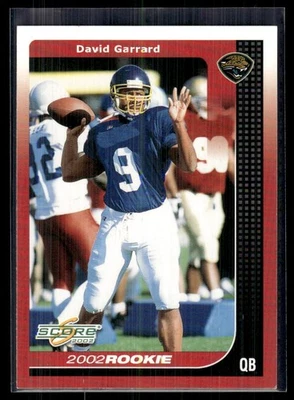 2002 Score David Garrard Rookie Jacksonville Jaguars #257 - Image 1 of 2