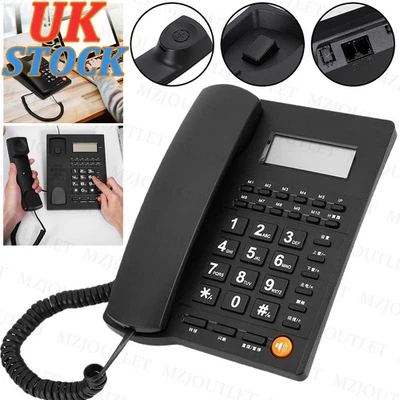 Loud Corded Telephone Desk Landline Phone Desktop House Phone for Seniors Caller - Image 1 of 4