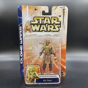 2003 Star Wars KIT FISTO-Army Of The Republic #49 Clone Wars Action Figure NEW - Picture 1 of 19